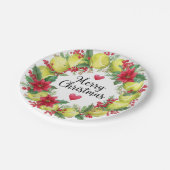 Tennis Christmas-Themed Wreath Collection Papieren Bordje (Gekanteld)