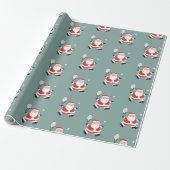 Tennis Christmas Wrapping Paper Cadeaupapier (Uitgerold)