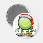 Tennis Chrsitmas Magneet (Voorkant / Achterkant)