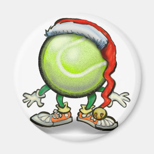 Tennis Chrsitmas Magneet