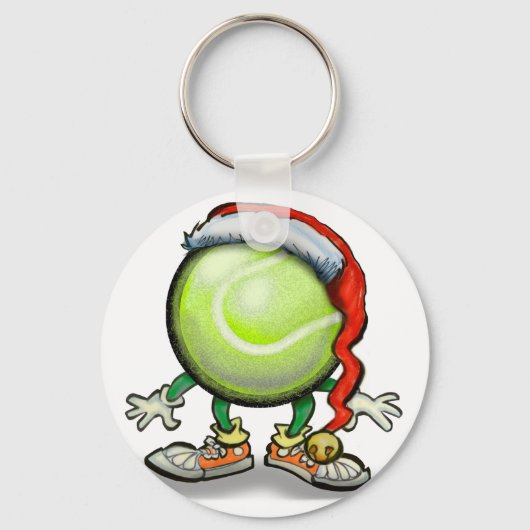Tennis Chrsitmas Sleutelhanger (Voorkant)