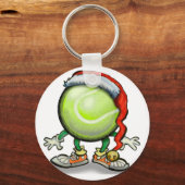 Tennis Chrsitmas Sleutelhanger (Voorkant)
