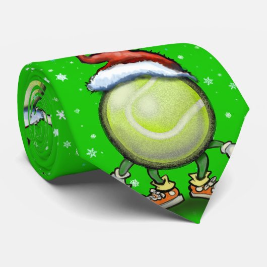 Tennis Chrsitmas Stropdas (Opgerold)