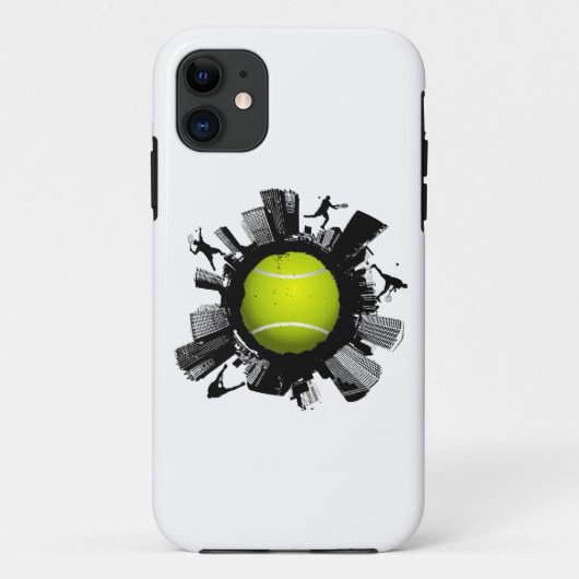 Tennis City iPhone 5 Hoesje (Achterkant)
