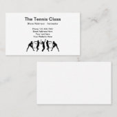 Tennis Class Instructor Visitekaartje (Voorkant / Achterkant)