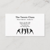 Tennis Class Instructor Visitekaartje (Voorkant)