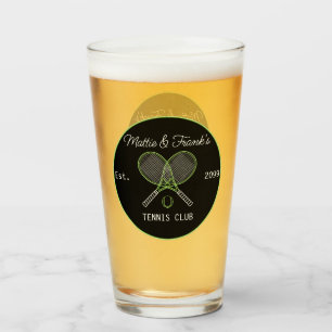 Tennis Club Bar Lounge Pint Bier Glas