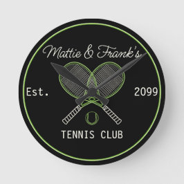 Tennis Club Bar Wandklok