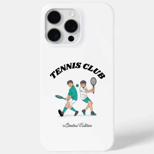 Tennis Club Case-Mate iPhone Case (Achterkant)
