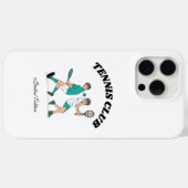 Tennis Club Case-Mate iPhone Case (Achterkant (horizontaal))