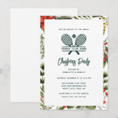 Tennis Club jaarlijkse kerstfeest Kaart (Voorkant / Achterkant)