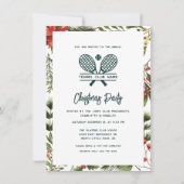 Tennis Club leden jaarlijkse kerstfeest Kaart (Voorkant)