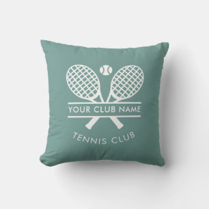 Tennis Club naam Sport Swag elke kleur Kussen