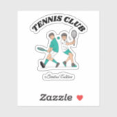 Tennis Club Sticker (Vel)