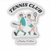 Tennis Club Sticker (Voorkant)