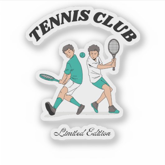 Tennis Club Sticker (Voorkant)