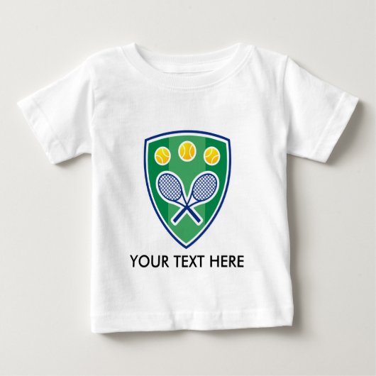 Tennis Club T Shirten baby kleding (Voorkant)