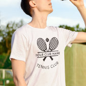 Tennis Club Team Speler Aangepaste Coach T-shirt