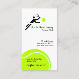 Tennis Club Visitekaartje