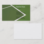Tennis Club Visitekaartje (Voorkant / Achterkant)