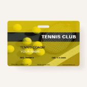 Tennis Coach Badge (Voorkant)