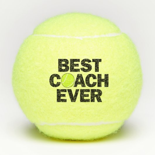 Tennis Coach Beste coach van Tennis Balls Tennisballen (Voorkant)