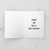 "TENNIS COACH" BIRTHDAY BEDANKT EN WISSEN (Binnen)