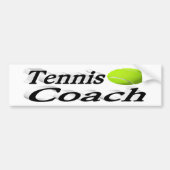 Tennis Coach Bumpersticker (Voorkant)