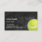 Tennis Coach Chalkboard Visitekaartje (Voorkant)