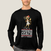 Tennis coach christmas themed for car lovers Tri-Blend shirt (Voorkant volledig)