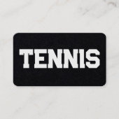 Tennis Coach Custom QR Visitekaartje (Voorkant)