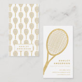 Tennis Coach en Personal Trainer Visitekaartje (Voorkant / Achterkant)