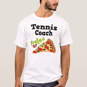 Tennis Coach (Funny) Pizza T Shirt