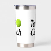 Tennis Coach Geïsoleerde Drinkbeker (Rechts)