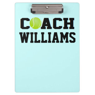 Tennis Coach - Gepersonaliseerd Klembord