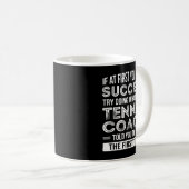 Tennis Coach Gift  Funny Thank You Gift Koffiemok (Voorkant rechts)