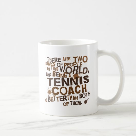Tennis Coach Gift Koffiemok (Rechts)
