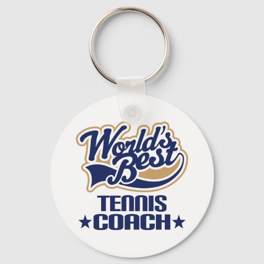 Tennis Coach Gift Sleutelhanger (Voorkant)