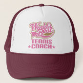 Tennis Coach Gift Trucker Pet (Voorkant)