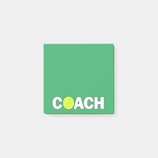 Tennis Coach Kantoor Post-it® Notes (Voorkant)
