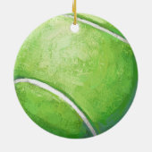 Tennis Coach Keramisch Ornament (Achterkant)