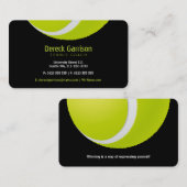 Tennis Coach | Lessen voor de praktijkervaring Visitekaartje (Voorkant / Achterkant)