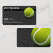 Tennis Coach | Lessen voor de praktijkervaring Visitekaartje (Voorkant / Achterkant)