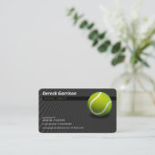 Tennis Coach | Lessen voor de praktijkervaring Visitekaartje (Staand voorkant)