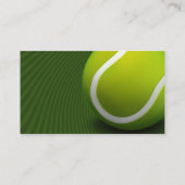 Tennis Coach | Lessen voor de praktijkervaring Visitekaartje (Achterkant)