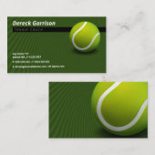 Tennis Coach | Lessen voor de praktijkervaring Visitekaartje (Voorkant / Achterkant)