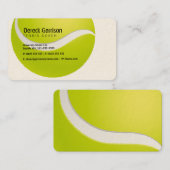 Tennis Coach | Lessen voor de praktijkervaring Visitekaartje (Voorkant / Achterkant)