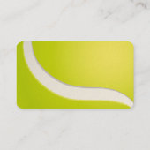 Tennis Coach | Lessen voor de praktijkervaring Visitekaartje (Achterkant)