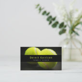 Tennis Coach | Lessen voor de praktijkervaring Visitekaartje (Staand voorkant)