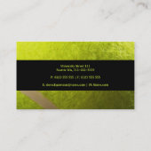 Tennis Coach | Lessen voor de praktijkervaring Visitekaartje (Achterkant)